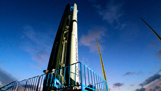 오는 7∼21일을 시험발사 예비기간으로 확정한 이노스페이스의 '한빛-TLV' 시험발사체 모습  이노스페이스 제공